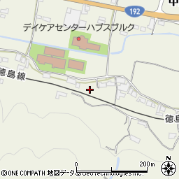 徳島県三好郡東みよし町中庄1673周辺の地図