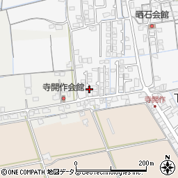 山口県防府市仁井令寺開作周辺の地図