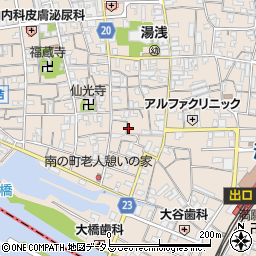 和歌山県有田郡湯浅町湯浅836周辺の地図