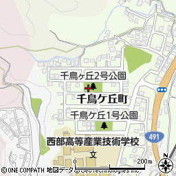 山口県下関市千鳥ケ丘町周辺の地図