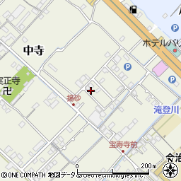 愛媛県今治市中寺217-11周辺の地図