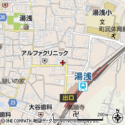 和歌山県有田郡湯浅町湯浅1055-3周辺の地図