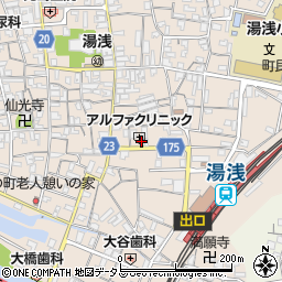 和歌山県有田郡湯浅町湯浅1063-1周辺の地図