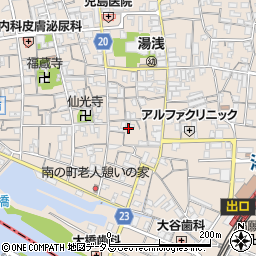 和歌山県有田郡湯浅町湯浅834周辺の地図
