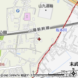 山口県周南市久米898-9周辺の地図