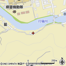 徳島県徳島市大原町籠16周辺の地図