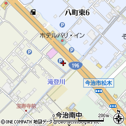 愛媛県今治市中寺236-1周辺の地図