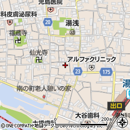 和歌山県有田郡湯浅町湯浅830周辺の地図