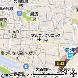和歌山県有田郡湯浅町湯浅848周辺の地図
