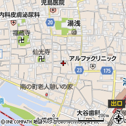 和歌山県有田郡湯浅町湯浅832周辺の地図