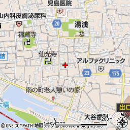 和歌山県有田郡湯浅町湯浅833周辺の地図