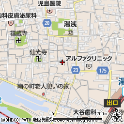 和歌山県有田郡湯浅町湯浅831-1周辺の地図