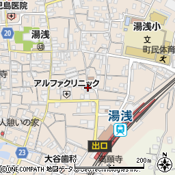 和歌山県有田郡湯浅町湯浅1043-1周辺の地図
