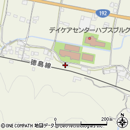 徳島県三好郡東みよし町中庄1654-1周辺の地図
