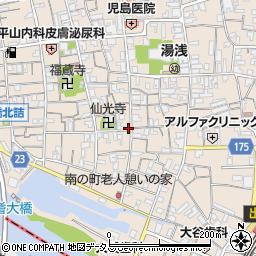 和歌山県有田郡湯浅町湯浅649-4周辺の地図