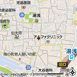 和歌山県有田郡湯浅町湯浅825周辺の地図