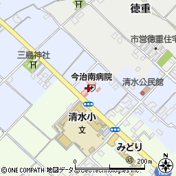 今治南病院（大樹会）周辺の地図