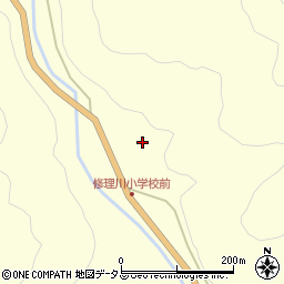 和歌山県有田郡有田川町修理川669周辺の地図