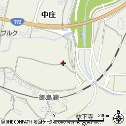 徳島県三好郡東みよし町中庄1606周辺の地図