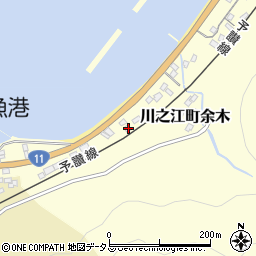 愛媛県四国中央市川之江町余木1013周辺の地図