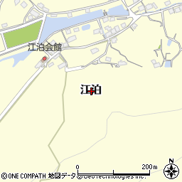 山口県防府市江泊周辺の地図