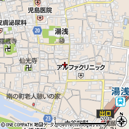 和歌山県有田郡湯浅町湯浅823周辺の地図