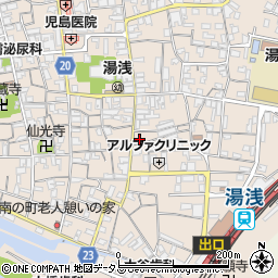 和歌山県有田郡湯浅町湯浅853周辺の地図