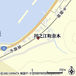 愛媛県四国中央市川之江町余木991周辺の地図