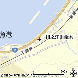 愛媛県四国中央市川之江町余木1011周辺の地図