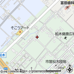 愛媛県今治市松木261-1周辺の地図