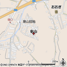 徳島県徳島市上八万町東山周辺の地図