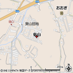 徳島県徳島市上八万町（東山）周辺の地図
