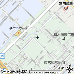 愛媛県今治市松木261周辺の地図