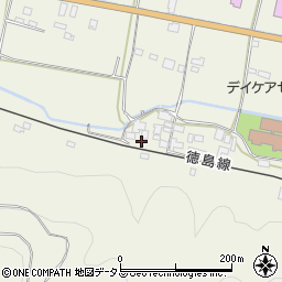 徳島県三好郡東みよし町中庄2431周辺の地図