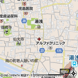 和歌山県有田郡湯浅町湯浅820-1周辺の地図