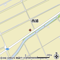 山口県防府市西浦986周辺の地図