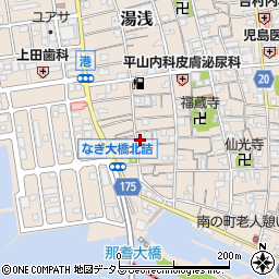 和歌山県有田郡湯浅町湯浅161周辺の地図