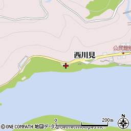 徳島県三好市池田町西山西川見周辺の地図