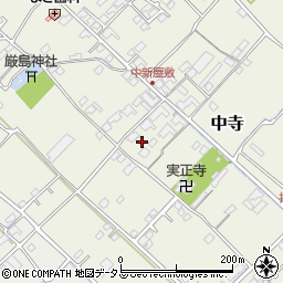 愛媛県今治市中寺151周辺の地図