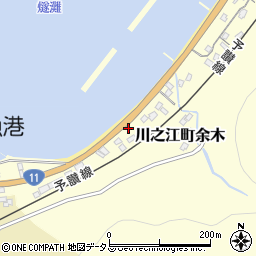 愛媛県四国中央市川之江町余木1004周辺の地図