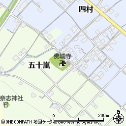 佛城寺周辺の地図