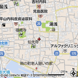 和歌山県有田郡湯浅町湯浅636-1周辺の地図