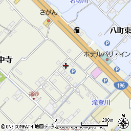 愛媛県今治市中寺211周辺の地図