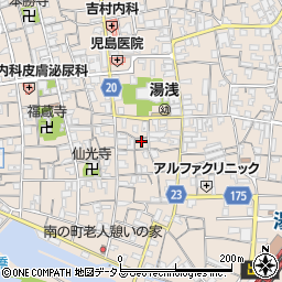 和歌山県有田郡湯浅町湯浅800周辺の地図