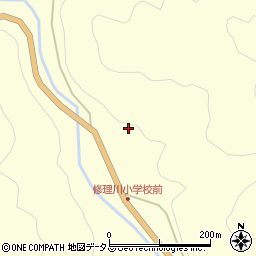 和歌山県有田郡有田川町修理川659周辺の地図