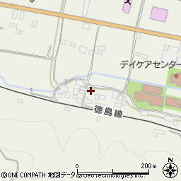 徳島県三好郡東みよし町中庄2420周辺の地図