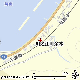 愛媛県四国中央市川之江町余木953周辺の地図