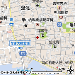 和歌山県有田郡湯浅町湯浅384周辺の地図