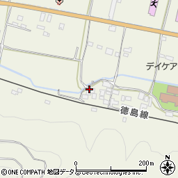 徳島県三好郡東みよし町中庄2430周辺の地図