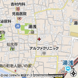 和歌山県有田郡湯浅町湯浅858周辺の地図